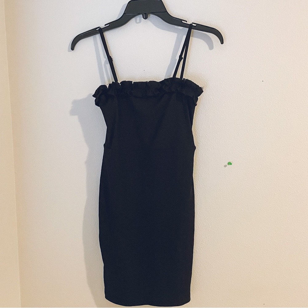 Small Black Strapless Mini Dress